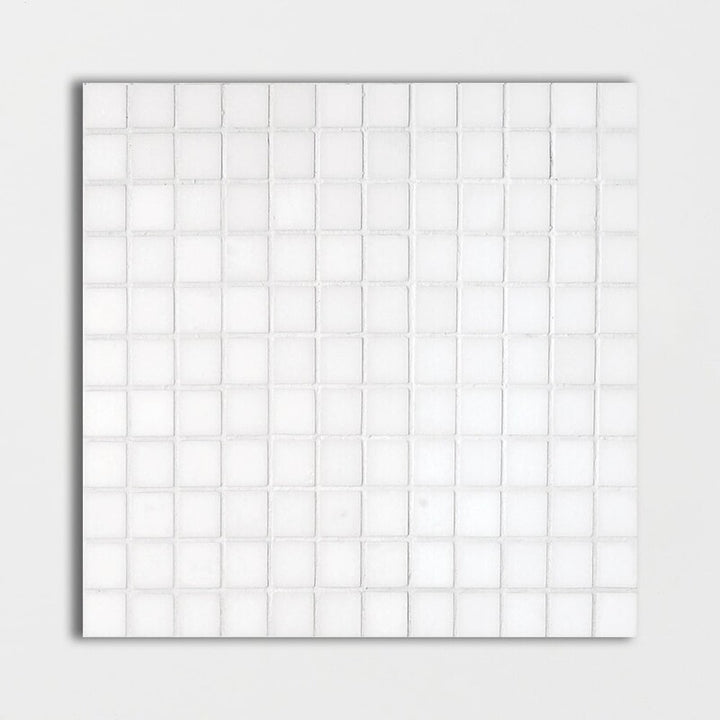 Thassos White Polished 1x1 Marble Mosaic (MYS)