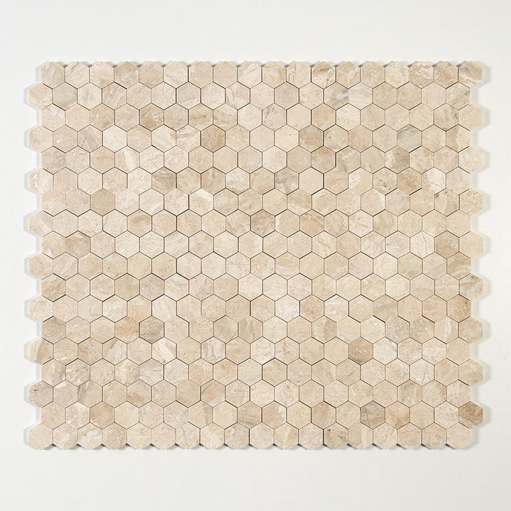 Diana Royal Polished Hexagon 2 Marble Mosaic (MYS)