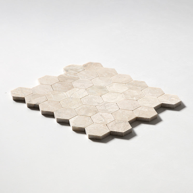Diana Royal Polished Hexagon 2 Marble Mosaic (MYS)