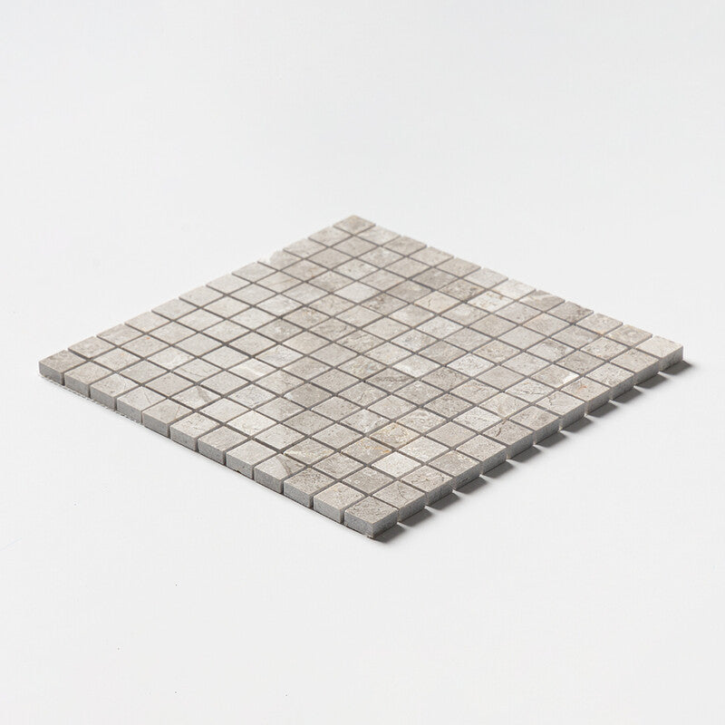 Silver Clouds Polished 1x1 Marble Mosaic (MYS)