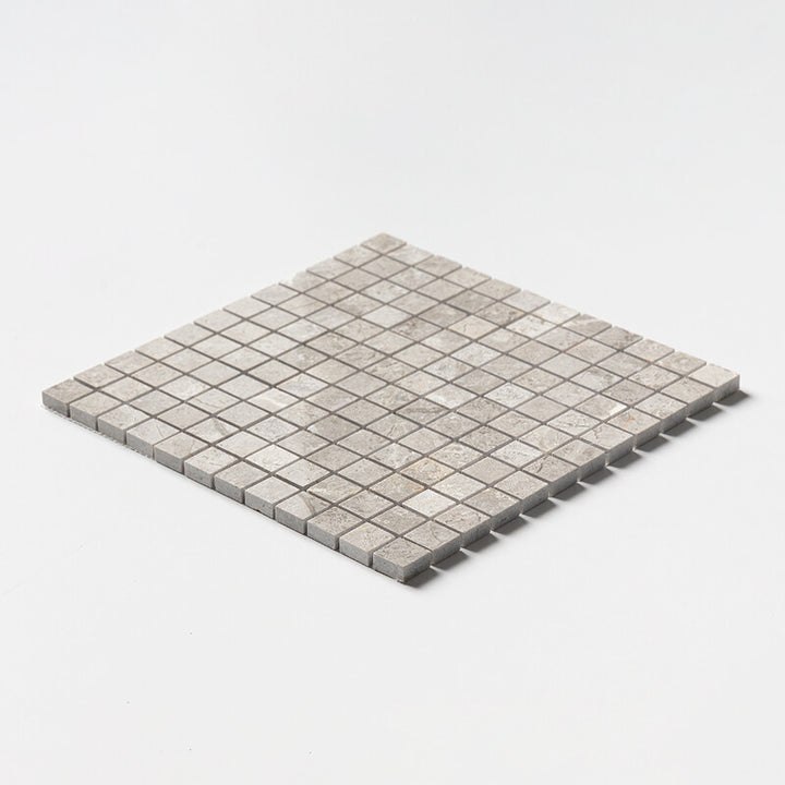 Silver Clouds Polished 1x1 Marble Mosaic (MYS)