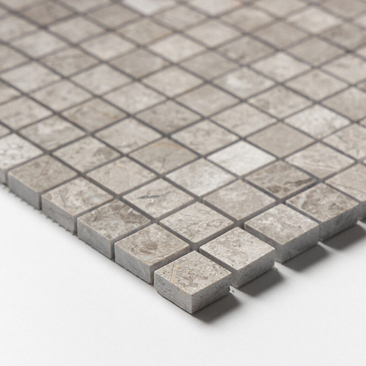 Silver Clouds Polished 1x1 Marble Mosaic (MYS)