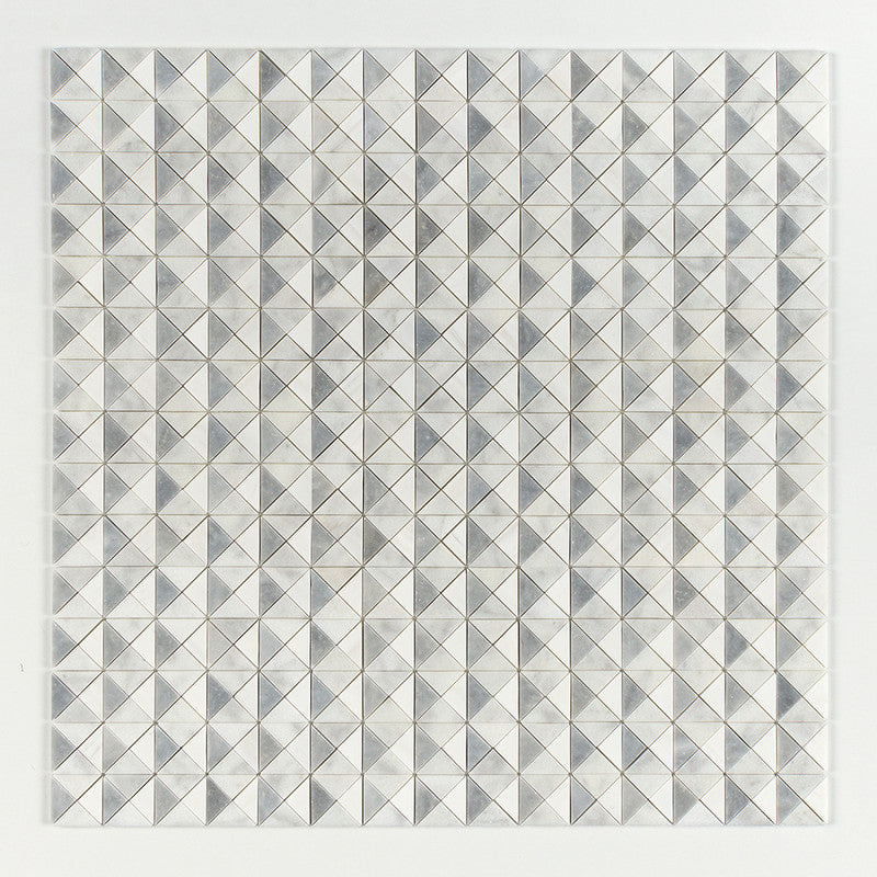Snow White, Allure, Glacier Multi Finish Devon Marble Mosaic (MYS)