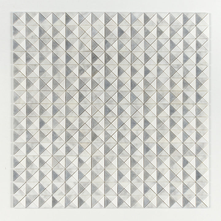 Snow White, Allure, Glacier Multi Finish Devon Marble Mosaic (MYS)