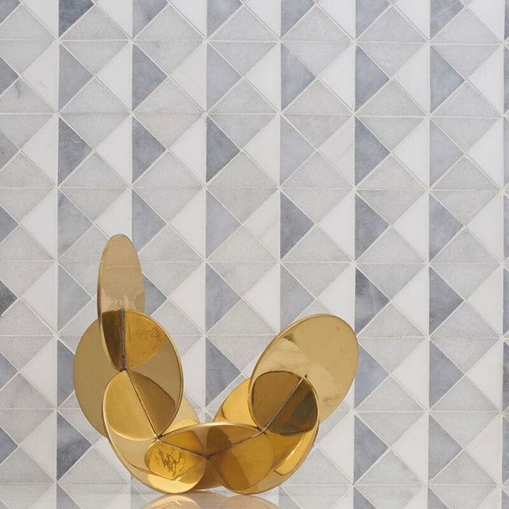 Snow White, Allure, Glacier Multi Finish Devon Marble Mosaic (MYS)
