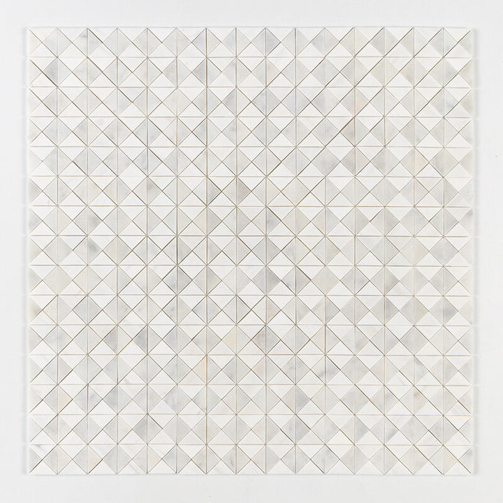 Avalon, Glacier, Snow White Multi Finish Devon Marble Mosaic (MYS)