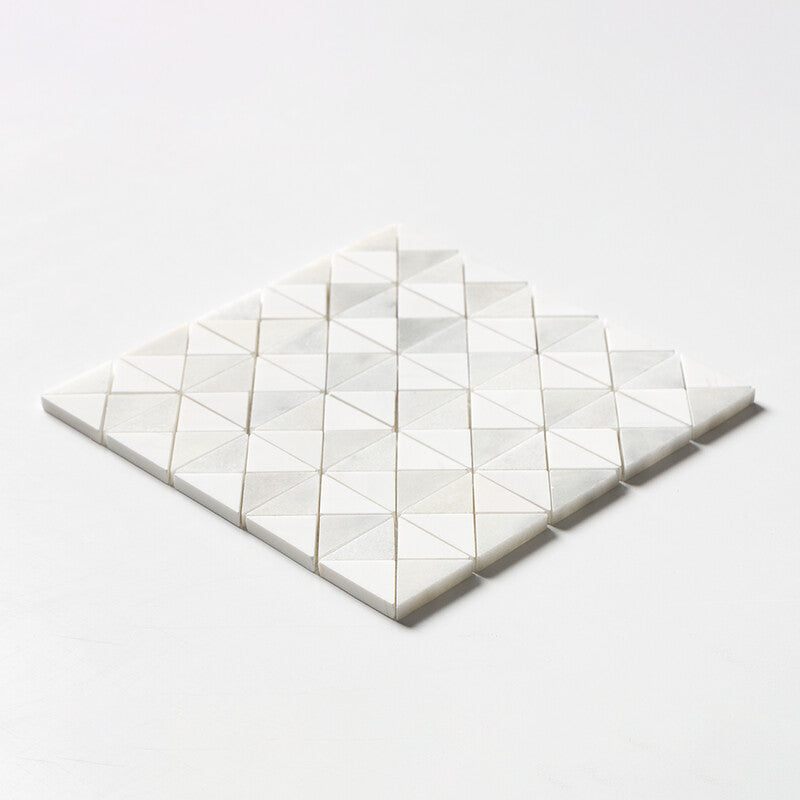 Avalon, Glacier, Snow White Multi Finish Devon Marble Mosaic (MYS)