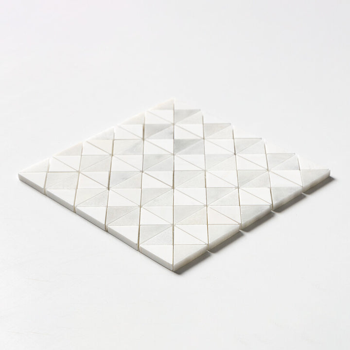 Avalon, Glacier, Snow White Multi Finish Devon Marble Mosaic (MYS)