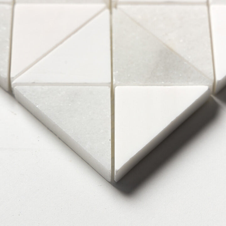 Avalon, Glacier, Snow White Multi Finish Devon Marble Mosaic (MYS)