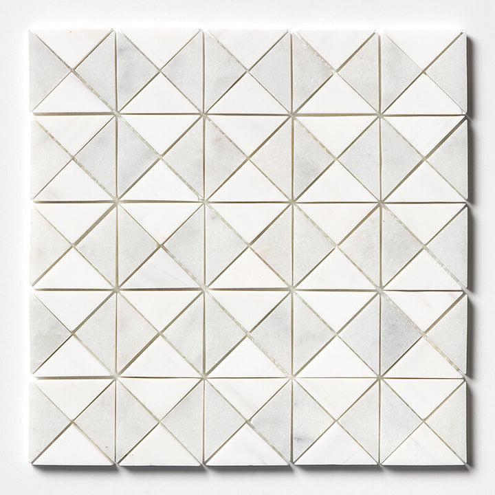 Avalon, Glacier, Snow White Multi Finish Devon Marble Mosaic (MYS)