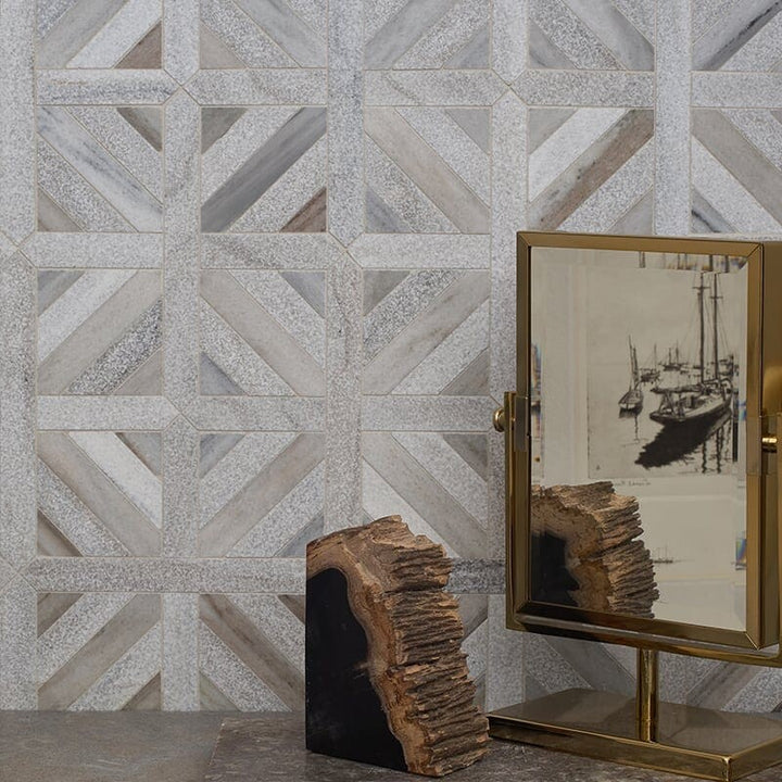 Skyline Multi Finish Ponte Basket Marble Mosaic (MYS)