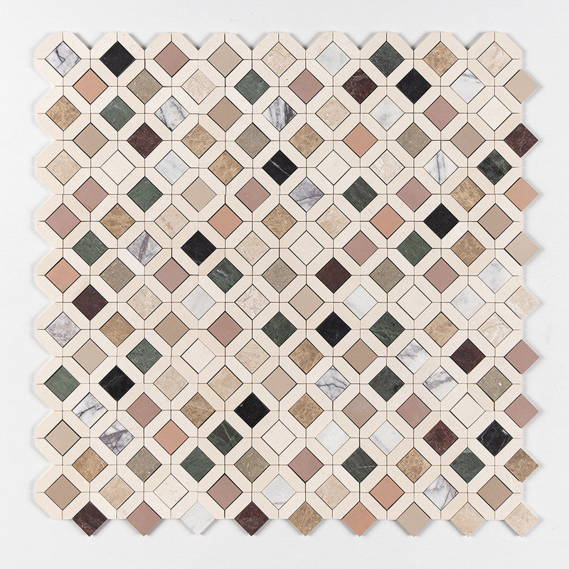 Blend Honed Louna Marble Mosaic (MYS)