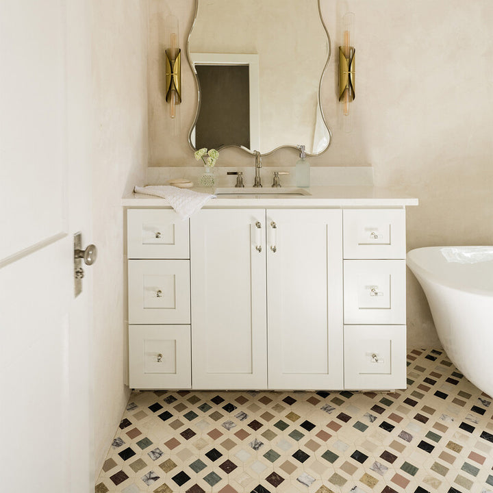 Blend Honed Louna Marble Mosaic (MYS)