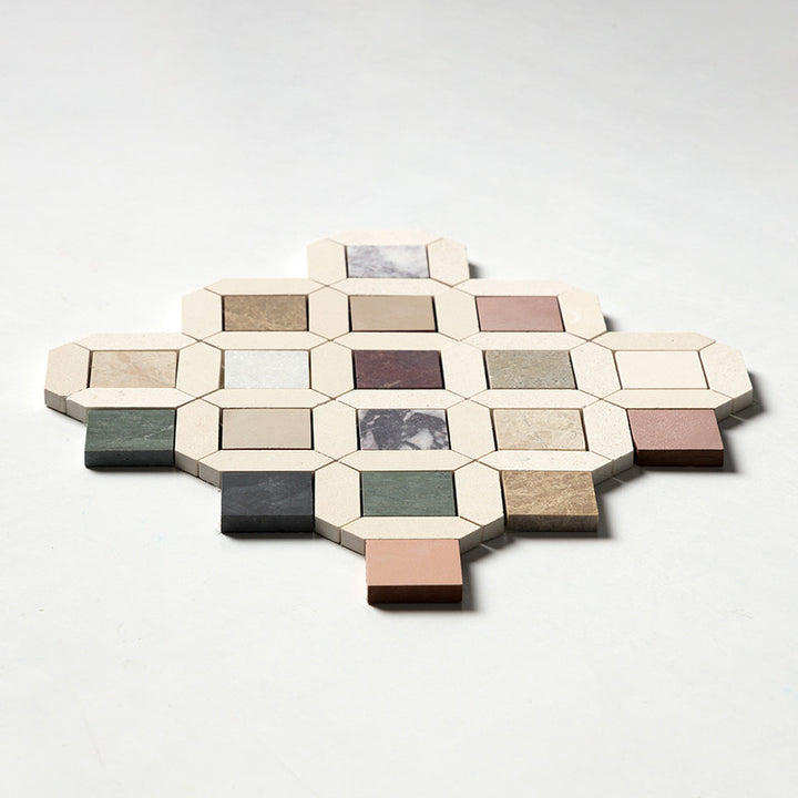 Blend Honed Louna Marble Mosaic (MYS)