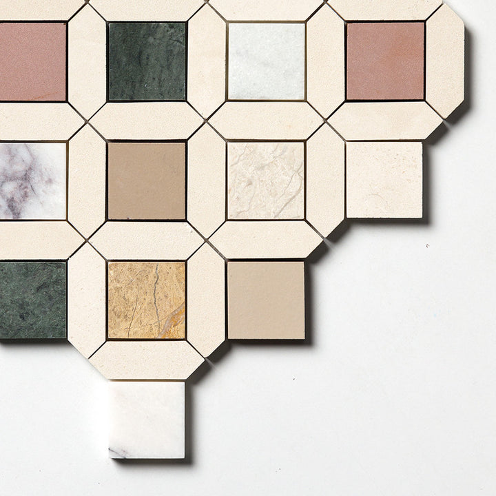 Blend Honed Louna Marble Mosaic (MYS)