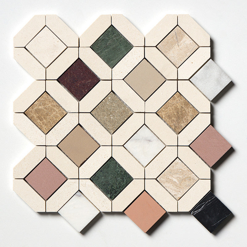 Blend Honed Louna Marble Mosaic (MYS)
