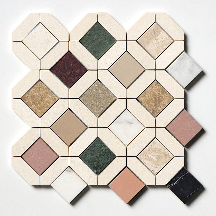 Blend Honed Louna Marble Mosaic (MYS)