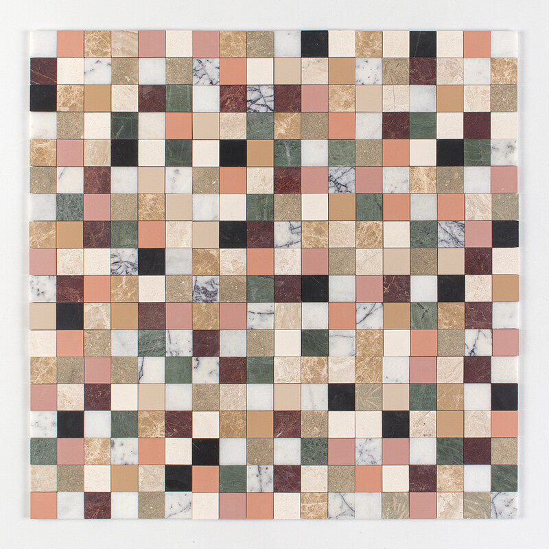 Blend Honed San Tropez Marble Mosaic (MYS)