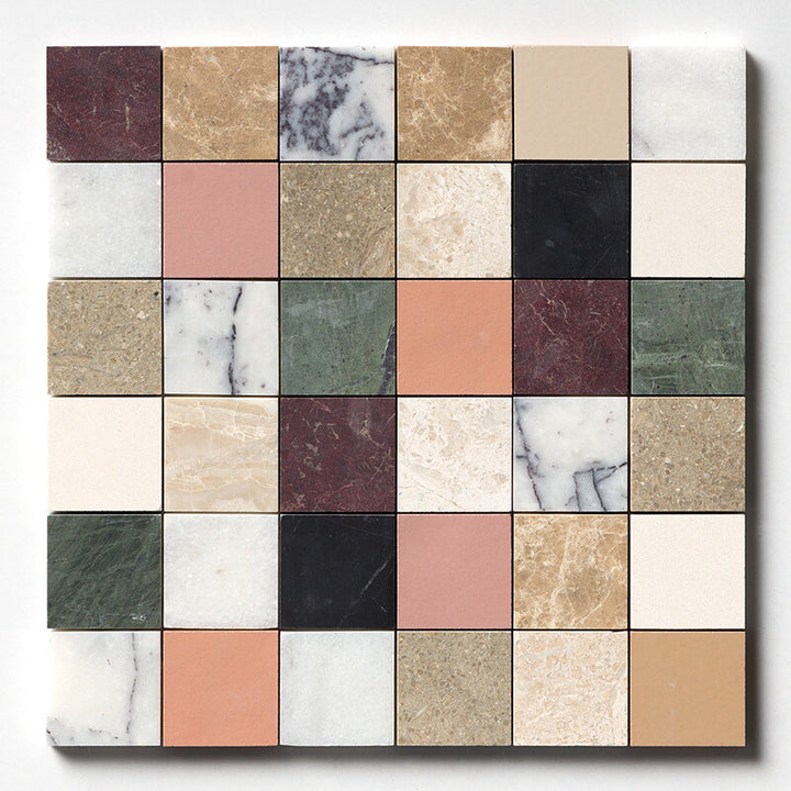 Blend Honed San Tropez Marble Mosaic (MYS)