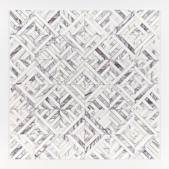 Lilac Honed Ponte Marble Mosaic (MYS)