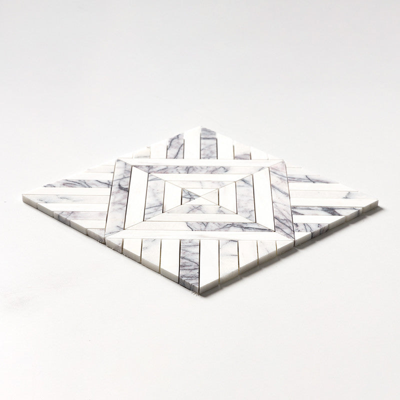 Lilac Honed Ponte Marble Mosaic (MYS)
