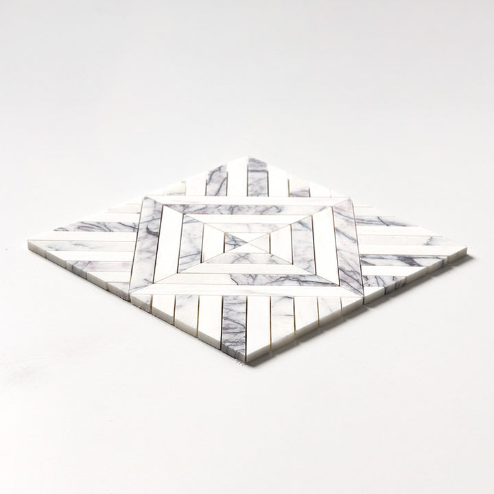 Lilac Honed Ponte Marble Mosaic (MYS)