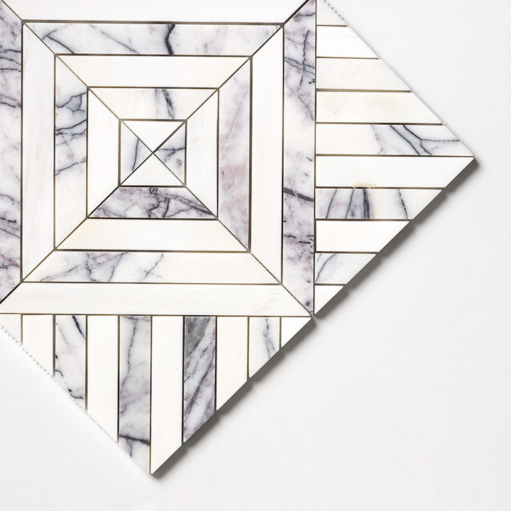 Lilac Honed Ponte Marble Mosaic (MYS)