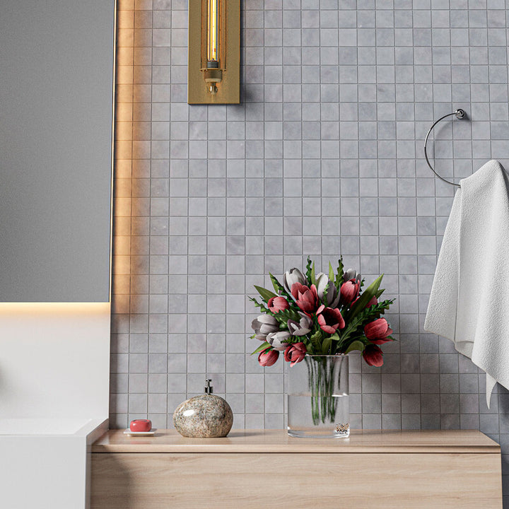 Allure Light Honed 2x2 Marble Mosaic (MYS)