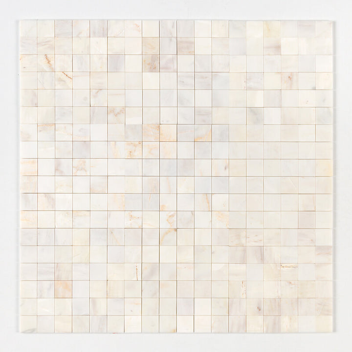 Calacatta Amber Honed 2x2 Marble Mosaic (MYS)