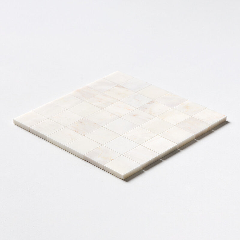 Calacatta Amber Honed 2x2 Marble Mosaic (MYS)