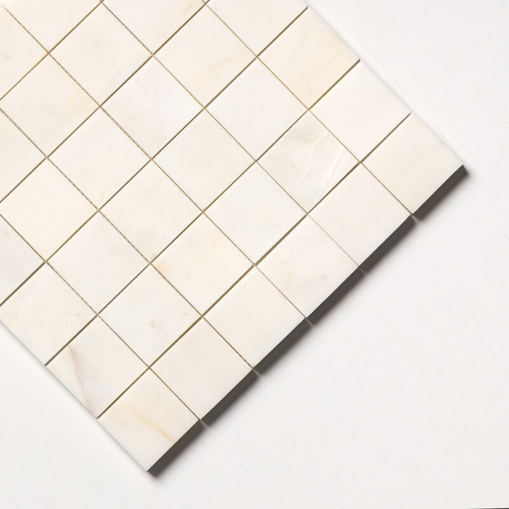 Calacatta Amber Honed 2x2 Marble Mosaic (MYS)