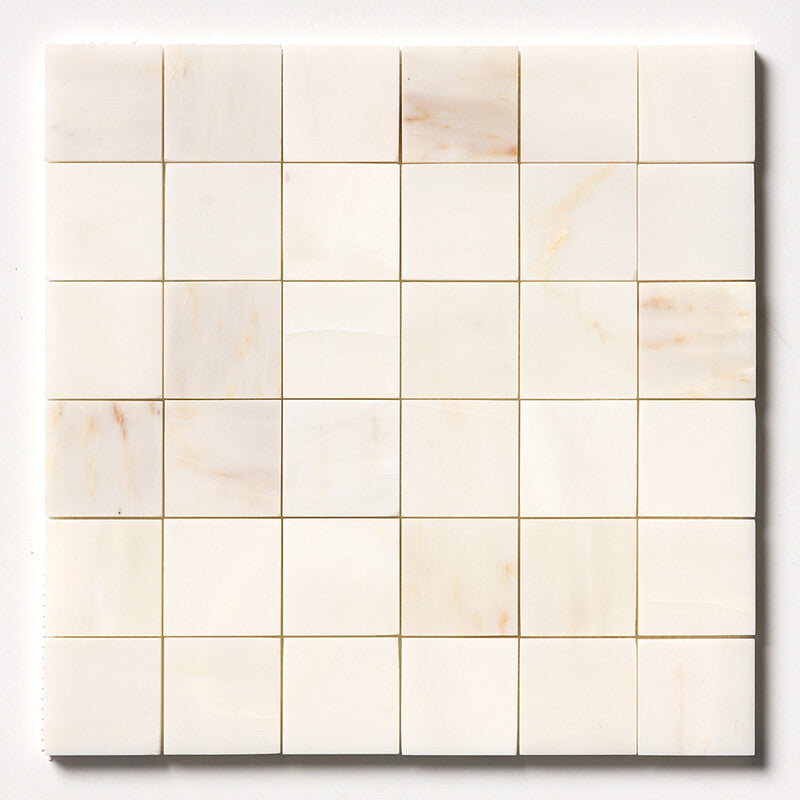 Calacatta Amber Honed 2x2 Marble Mosaic (MYS)
