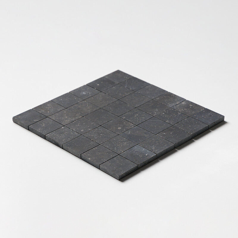 Belgium Blue Honed 2x2 Limestone Mosaic (MYS)