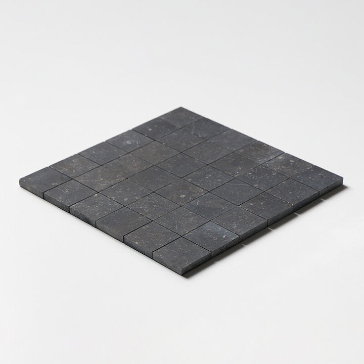 Belgium Blue Honed 2x2 Limestone Mosaic (MYS)
