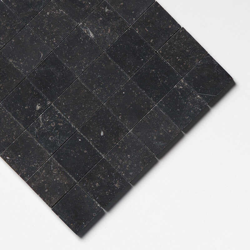 Belgium Blue Honed 2x2 Limestone Mosaic (MYS)