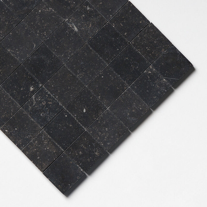 Belgium Blue Honed 2x2 Limestone Mosaic (MYS)
