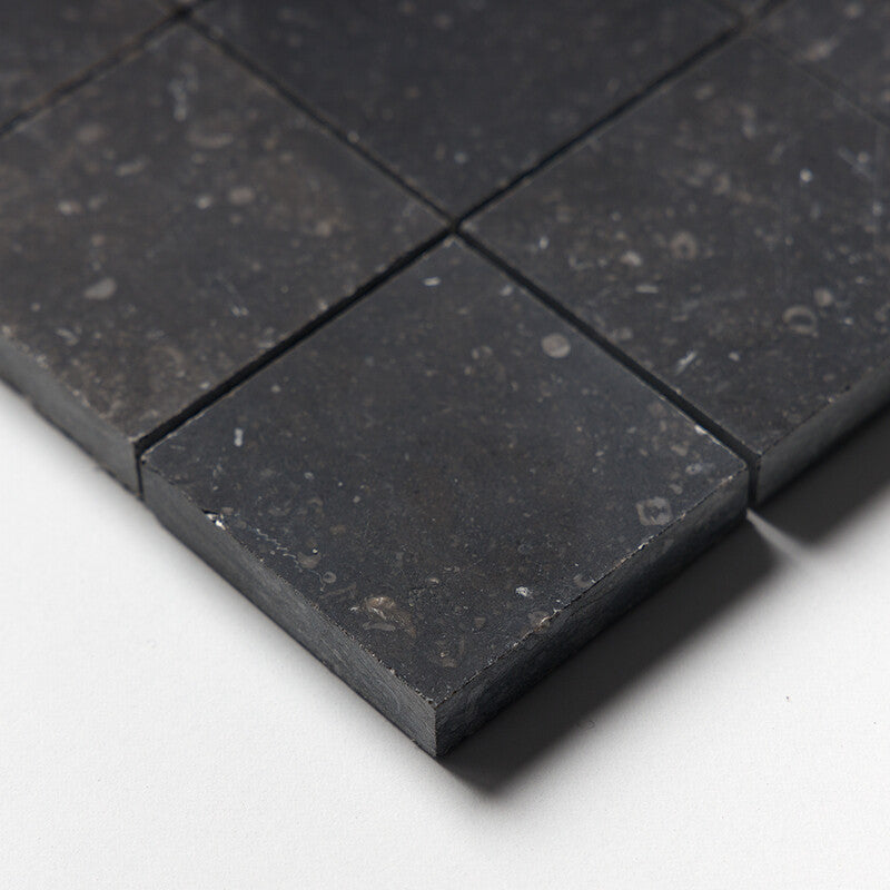 Belgium Blue Honed 2x2 Limestone Mosaic (MYS)