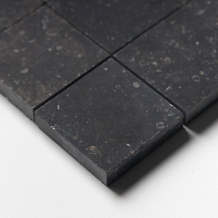 Belgium Blue Honed 2x2 Limestone Mosaic (MYS)