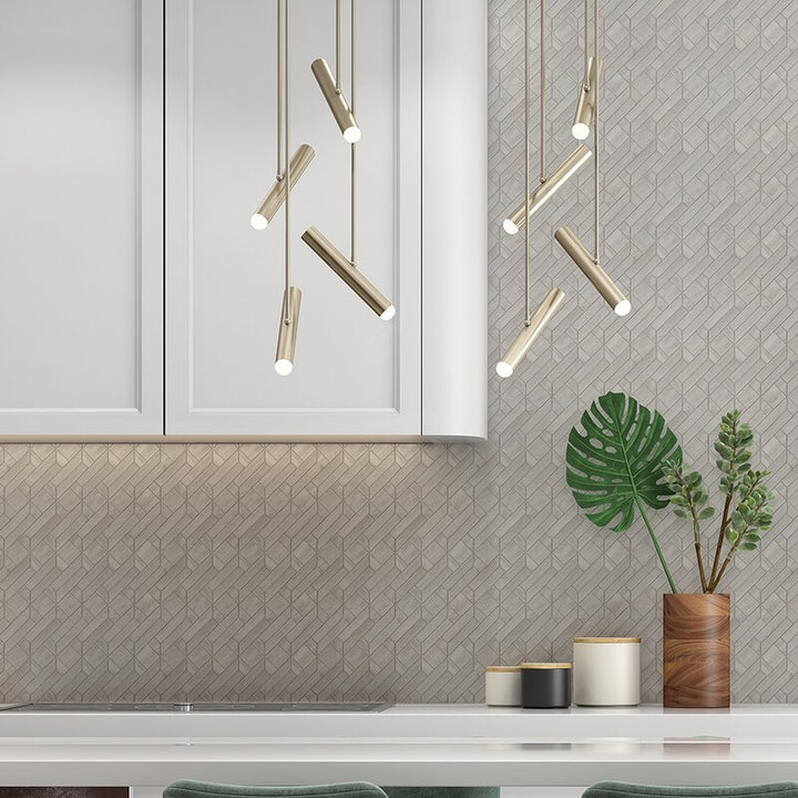 Haisa Light Honed Fontainebleau Parquet Marble Mosaic (MYS)