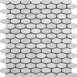 Bianco Carrara ®   Series  Mosaics (Group 1 of 2)(S&Y)