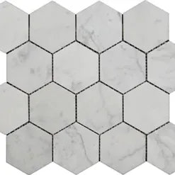 Bianco Carrara ®   Series  Mosaics (Group 1 of 2)(S&Y)