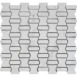 Bianco Carrara ®   Series  Mosaics (Group 1 of 2)(S&Y)