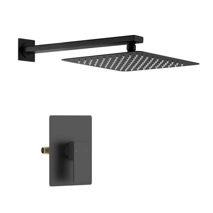 Quadra Pressure Balanced Single Function Wall Mount Shower System with Rough-In Valve - CSF-4011 (CF)