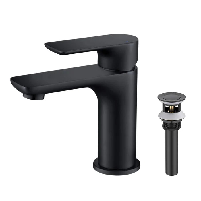 Austin Single Handle Bathroom Vanity Sink Faucet with Pop Up Drain - CBF-1019 (CF)