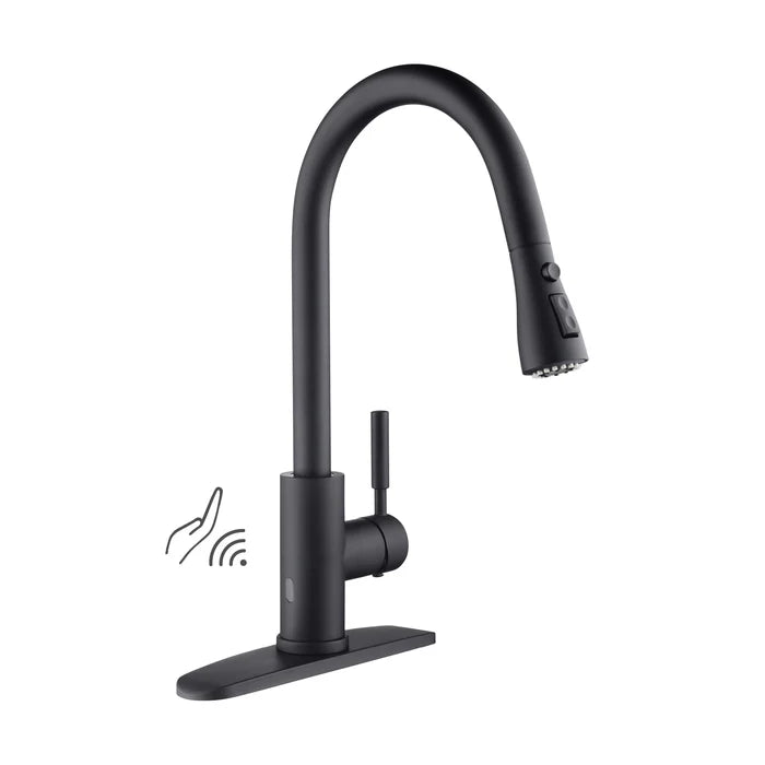Value Collection - Single Handle Pull Down Kitchen Faucet With Touch Sensor - F102-S (CF)