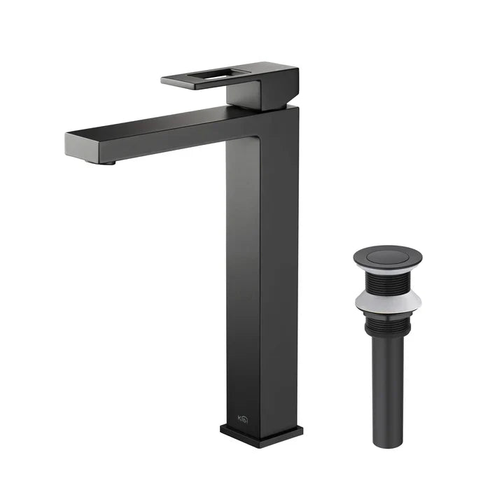 Quadra Brass Single Handle Bathroom Vessel Sink Faucet - CBF-1003 (CF)