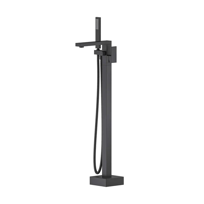 Quadra Floor Mount Tub Filler With Hand Shower - CTF-3002 (CF)