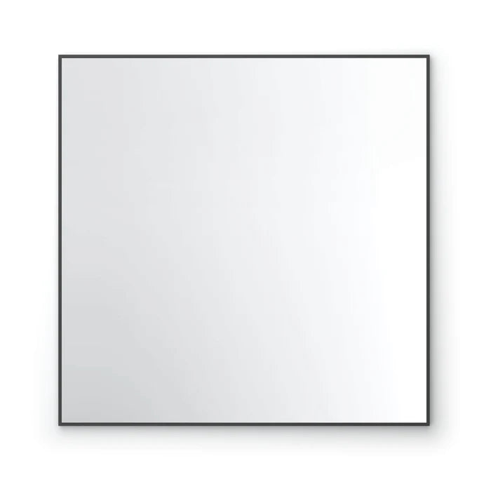 36" x 36" Shatterproof Wall Mount Metal Frame Mirror - FM1-3636 (CF)