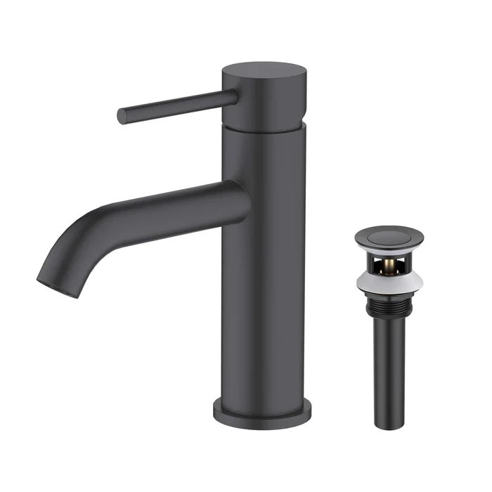 Value Collection - Single Handle Bathroom Vanity Sink Faucet with Pop Up Drain - F201 (CF)