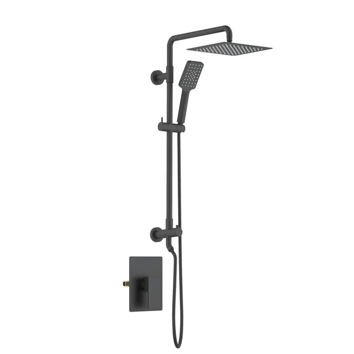 Quadra Pressure Balanced 2-Function Wall Mount Shower Column with Rough In Valve - CSC-4104 (CF)